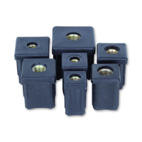10/25/M8 - 25mm x 25mm Square M/S Threaded Tube Insert