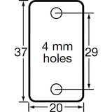 EPF025WN - 9 Kg Fixed 25mm White Nylon