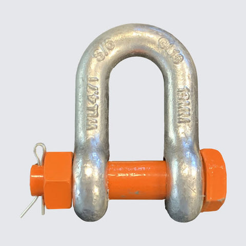 20943 <span>4700Kg 4.7t 19mm Safety Pin Dee Shackle Grade S</span>