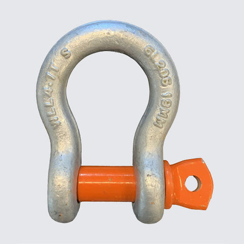 20928 <span>6500Kg 6.5t 22mm Screw Pin Bow Shackle Grade S</span>